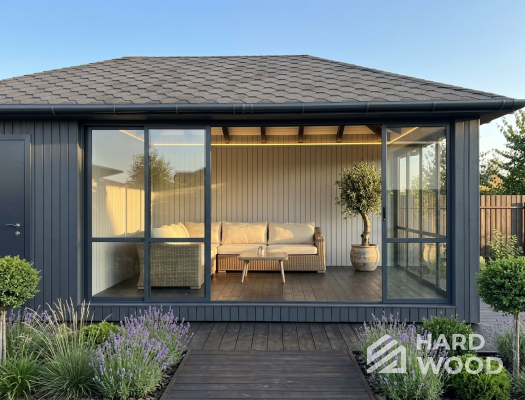 Уличная беседка деревянная №100 - фото 2309