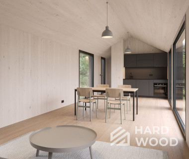 Зимний дом-беседка с двухскатной крышей №16 - фото 1414